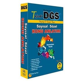 Tasarı Yayınları DGS Sayısal Sözel Konu Anlatımı