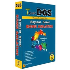 Tasarı Yayınları DGS Sayısal Sözel Konu Anlatımı