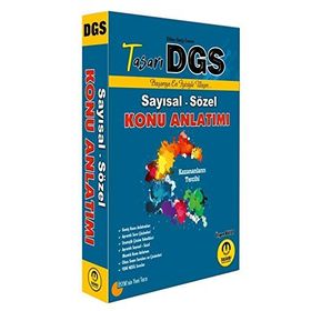 Tasarı Yayınları DGS Sayısal Sözel Konu Anlatımı