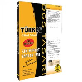 Tasarı Yayınları DGS Türkçe Yaprak Test
