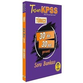 Tasarı Yayınları Kpss Türkçe 30'da 30 Net Garanti Soru Bankası