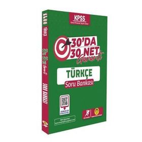 Tasarı Yayınları Kpss Türkçe 30'da 30 Net Garanti Soru Bankası