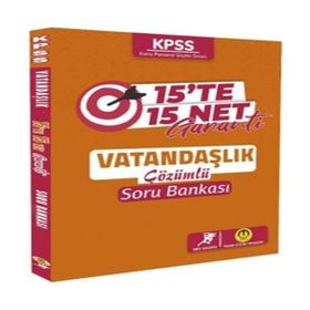 Tasarı Yayınları Kpss Vatandaşlık 15'te 15 Net Garanti Soru Bankası