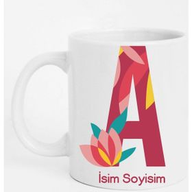 Tasarım Mağazası Harf Kişiye Özel Kupa