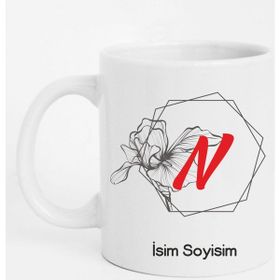 Tasarım Mağazası Harf Kişiye Özel Kupa