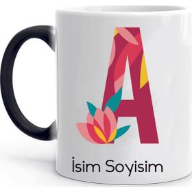 Tasarım Mağazası Harf Sihirli Kişiye Özel Kupa