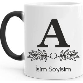Tasarım Mağazası Harf Sihirli Kişiye Özel Kupa