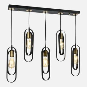 Taşcan Aydınlatma Esse Modern 5'li Metal Sarkıt Avize