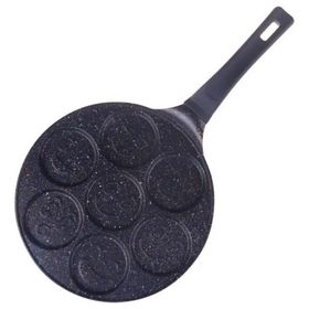 Taşev Glory Siyah 26 cm Emojili Titanyum Krep Tavası