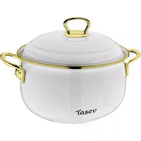 Taşev Sultan 18 cm Beyaz Tencere