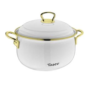 Taşev Sultan 24 cm Beyaz Tencere