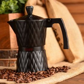 Taşev T1203 Adamante 6 Fincan Alüminyum Moka Pot