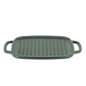 Taşev T1798 Caste Döküm Çift Taraflı Grill Mat Siyah Izgara