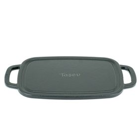 Taşev T1798 Caste Döküm Çift Taraflı Grill Mat Siyah Izgara
