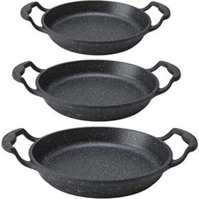 Taşhan T-0375 Döküm Granit 3'lü Omlet Sahan Set