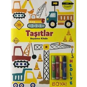 Taşıtlar Boyama Kitabı - Minik Ressamlar - Kolektif