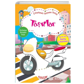 Taşıtlar / Çıkartmalı Boyama Serisi - Yumurcak Yayınları