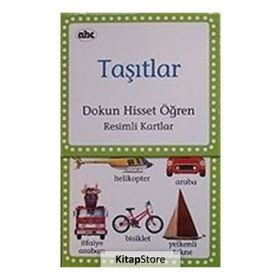 TAŞITLAR DOKUN HISSET ÖĞREN RESIMLI KARTLAR - KOLEKTIF