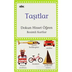 TAŞITLAR DOKUN HISSET ÖĞREN RESIMLI KARTLAR - KOLEKTIF