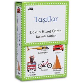 TAŞITLAR DOKUN HISSET ÖĞREN RESIMLI KARTLAR - KOLEKTIF