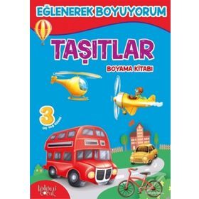 Taşıtları Tanıyalım Boyama Kitabı - Kolektif