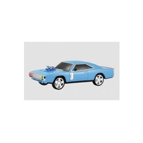 Tastech 1968 Klasik Dodge Challenger Model Araba Mavi Bluetooth Hoparlör