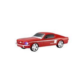 Tastech Klasik Mustang Model Araba Led Işıklı Kırmızı Bluetooth Hoparlör