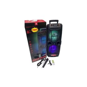 Tastech TSTCH-KTS-1743 Led Işıklı Siyah Bluetooth Hoparlör