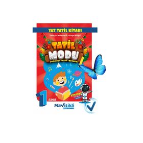 Tatil Modu Mavitikli Yayıncılık 1. Sınıf Yaz Tatil Kitabı