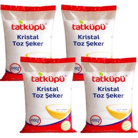 Tatküpü 2 kg Toz Şeker (4 adet)
