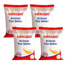 Tatküpü 2 kg Toz Şeker (4 adet)