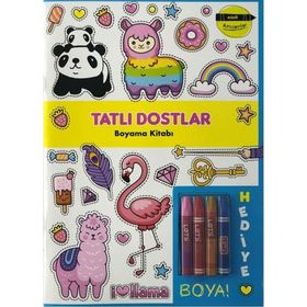 Tatlı Dostlar Boyama Kitabı - Minik Ressamlar -Kolektif