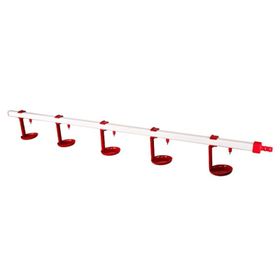 Tavpet 100 cm 5 Nipelli Askılı Çanaklı 40 Tavukluk Eko Nipel Suluk