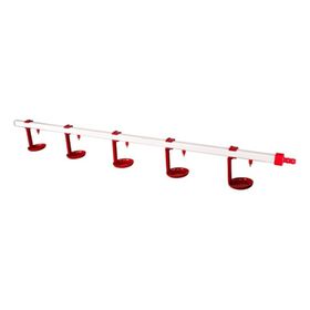 Tavpet 100 cm 5 Nipelli Askılı Çanaklı 40 Tavukluk Eko Nipel Suluk
