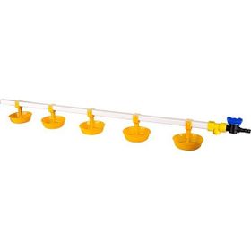 Tavpet 100 cm 5 Nipelli Büyük Yaylı Çanaklı Hindiler Için Nipel Suluk Sistemi