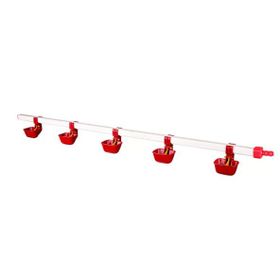Tavpet 100 cm 5 Nipelli Dilli Çanaklı 40 Tavukluk Eko Nipel Suluk