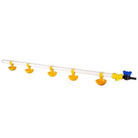 Tavpet 100 cm 5 Nipelli Küçük Yaylı Çanaklı Civcivler Için Nipel Suluk Sistemi
