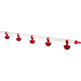 Tavpet 100 cm 5 Nipelli Yaylı Çanaklı 40 Tavukluk Eko Nipel Suluk