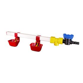 Tavpet 15 Tavukluk 40 cm 2 Nipelli Dilli Çanaklı Nipel Suluk Sistemi