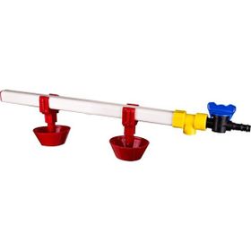 Tavpet 15 Tavukluk 40 cm 2 Nipelli Yaylı Çanaklı Nipel Suluk Sistemi