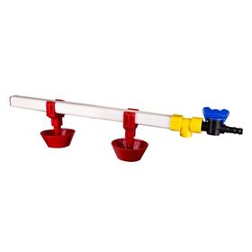 Tavpet 15 Tavukluk 40 cm 2 Nipelli Yaylı Çanaklı Nipel Suluk Sistemi