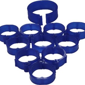 Tavpet 18 mm 50'lik Mavi Tavuk Bileziği