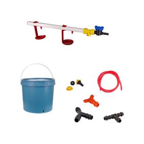 Tavpet 20 lt Depolu Askılı Çanaklı Set 1 Nipel Tavuk Suluğu