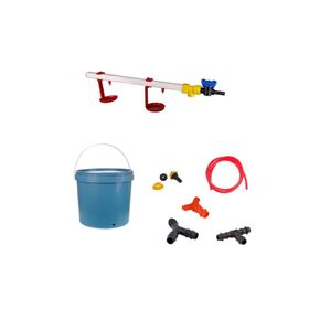 Tavpet 20 lt Depolu Askılı Çanaklı Set 1 Nipel Tavuk Suluğu