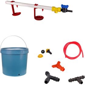 Tavpet 20 lt Depolu Askılı Çanaklı Set 1 Nipel Tavuk Suluğu