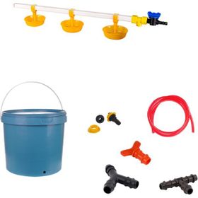 Tavpet 20 lt Depolu Büyük Yaylı Çanaklı Set 35 Nipel Hindi Suluğu