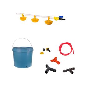 Tavpet 20 lt Depolu Büyük Yaylı Çanaklı Set 35 Nipel Hindi Suluğu