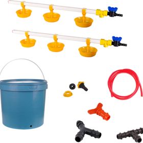 Tavpet 20 lt Depolu Büyük Yaylı Çanaklı Set 36 Nipel Hindi Suluğu