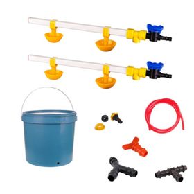 Tavpet 20 lt Depolu Küçük Yaylı Çanaklı Set 26 Nipel Civciv Suluğu