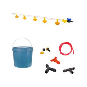 Tavpet 20 lt Depolu Küçük Yaylı Çanaklı Set 31 Nipel Civciv Suluğu